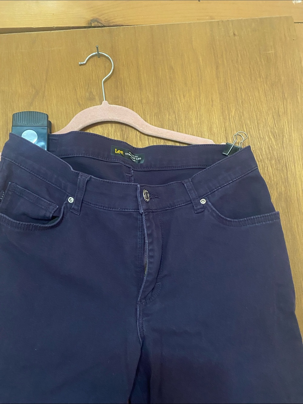 Lee Plum Straight-Leg Jeans